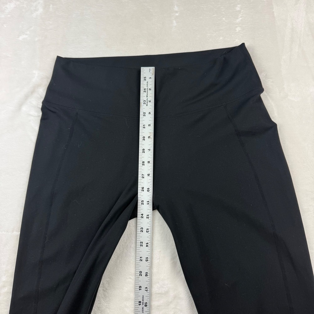 Fabletics PureLuxe Flare Yoga Pants Womens Size L? Black High Waisted Athleisure - Picture 5 of 6